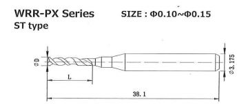 Drill bit WRR-PX Series